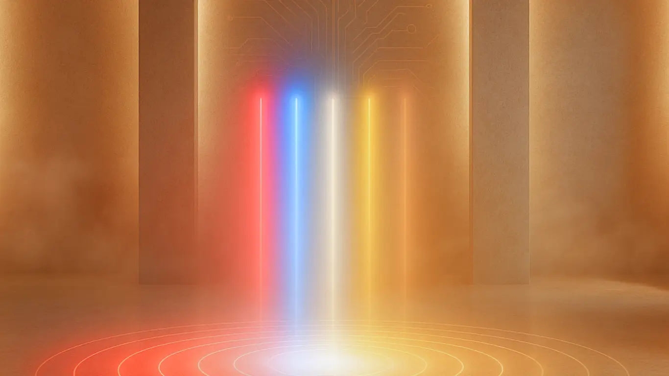 Luminothérapie visage couleur : signification des couleurs des masques LED