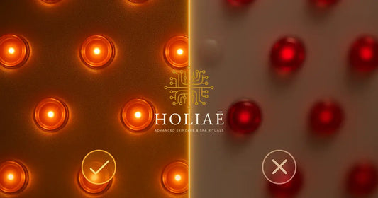 Comparaison visuelle entre le masque LED RE:GEN I et un masque générique, mettant en avant la différence de qualité, de confort et de performance.