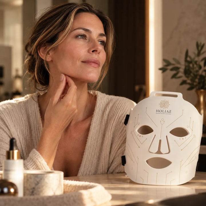Masque LED pour l’ovale du visage : peut-il raffermir la peau ?