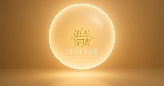 Lumière LED douce caressant une surface satinée dans un spa minimaliste, évoquant le respect de la barrière cutanée par le masque RE:GEN I