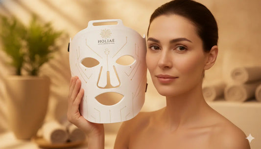 Masque LED Anti-Âge ✦ Luminothérapie rouge & peau plus jeune