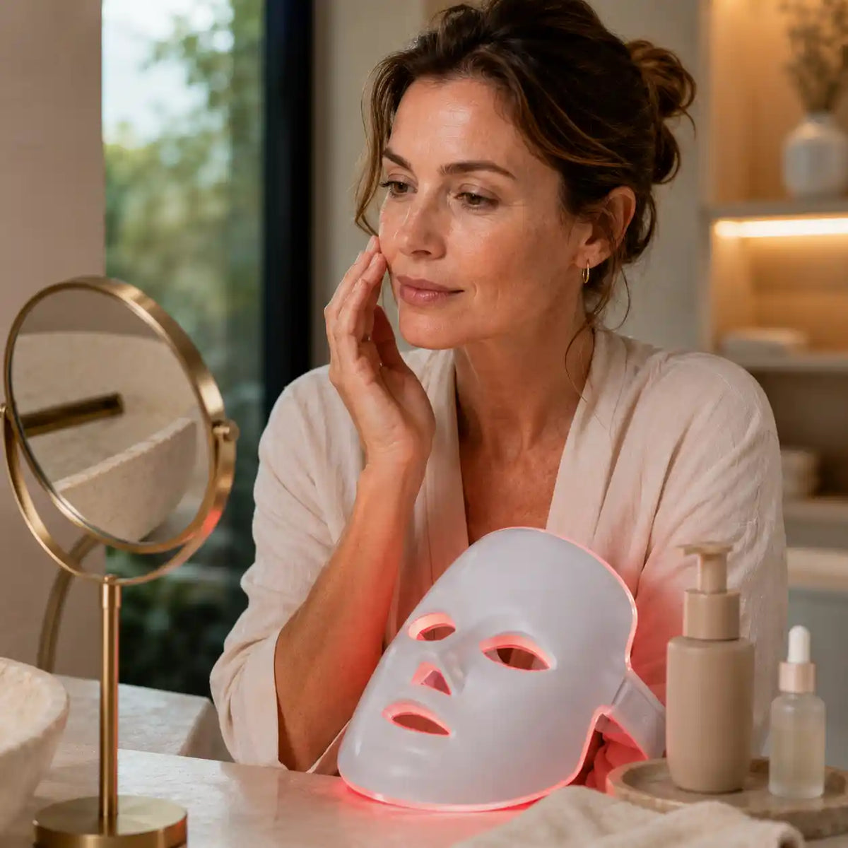 Masque LED et peau grasse : efficacité, couleur et routine anti-imperfections