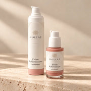 Routine Duo Anti-Âge aux Peptides HOLIAĒ avec sérum et crème raffermissants aux peptides