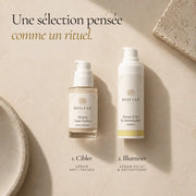 Sérum anti-taches à l’alpha-arbutine et sérum vitamine C du coffret HOLIAĒ