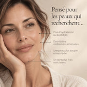Portrait de femme illustrant les besoins ciblés par la Crème de Jour Anti-Âge à l’Acide Hyaluronique HOLIAĒ