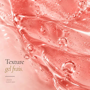 Texture gel moussante du Gel Nettoyant Visage Hydratant & Éclat HOLIAĒ en macro