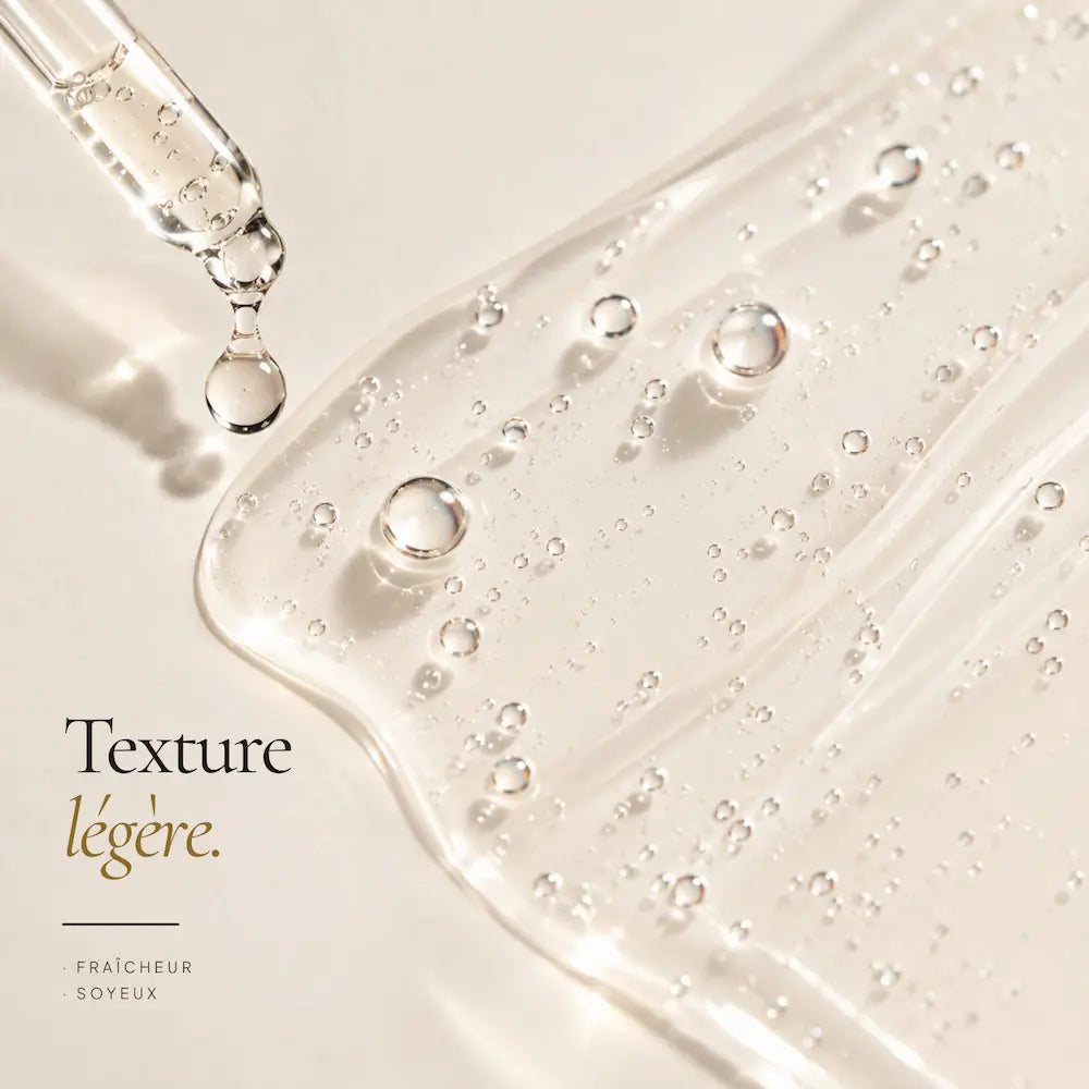 Texture du Peeling Visage AHA 10% à l’Acide Lactique HOLIAĒ en macro