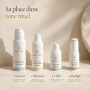 Crème Contour des Yeux Anti-Cernes & Poches HOLIAĒ présentée dans une routine contour des yeux
