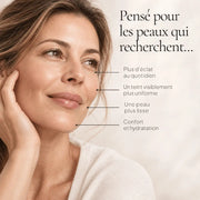Portrait de femme illustrant les besoins ciblés par la routine Teint Lumineux HOLIAĒ