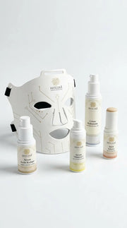 Cure LED intensive anti-taches combinant masque LED et routine complète pour améliorer l’uniformité et la régularité du teint.
