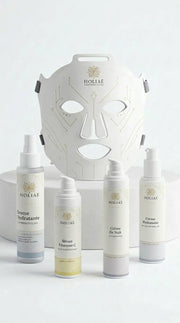 Cure LED intensive pour raviver l’éclat et améliorer la luminosité du teint, avec masque LED et routine complète de soins visage.